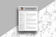 Resume/CV Template - 3 Page - Taylor, a Resume Template by Minty Fresh Graphics (Thumbnail 1 of 4)