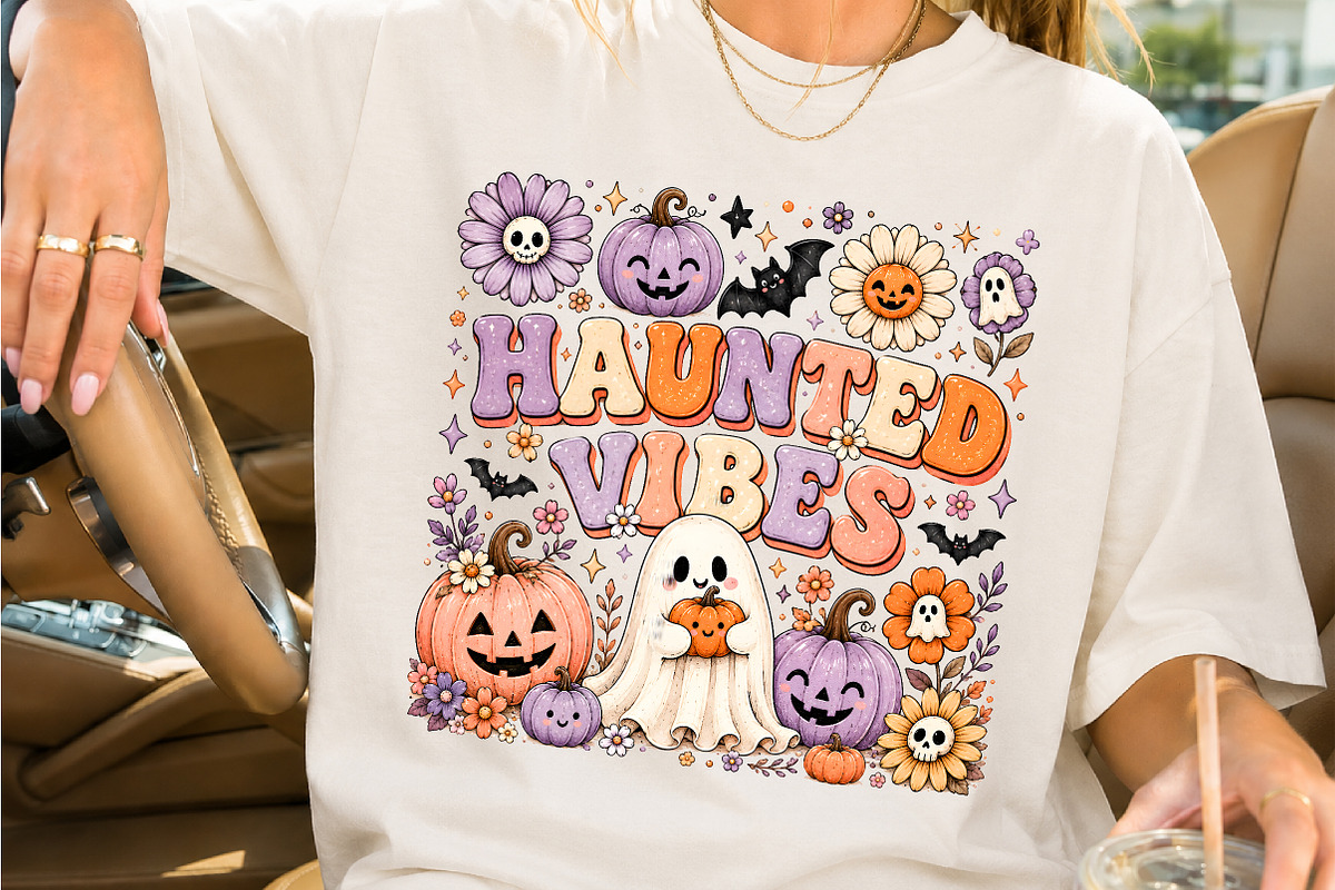 Pastel Halloween Ghost PNG, a Seasonal Illustration by Creative Art (Photo 2 of 3)
