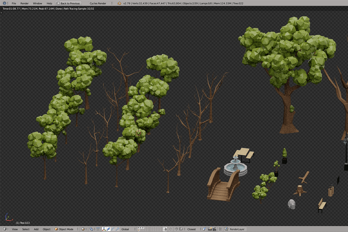 City Trees, an Environmental 3D Model by Studio Ochi (Photo 8 of 8)