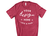 Male Bella Canvas 3001 Mockup Bundle, a Shirt Mockup by lock and page (Thumbnail 42 of 60)