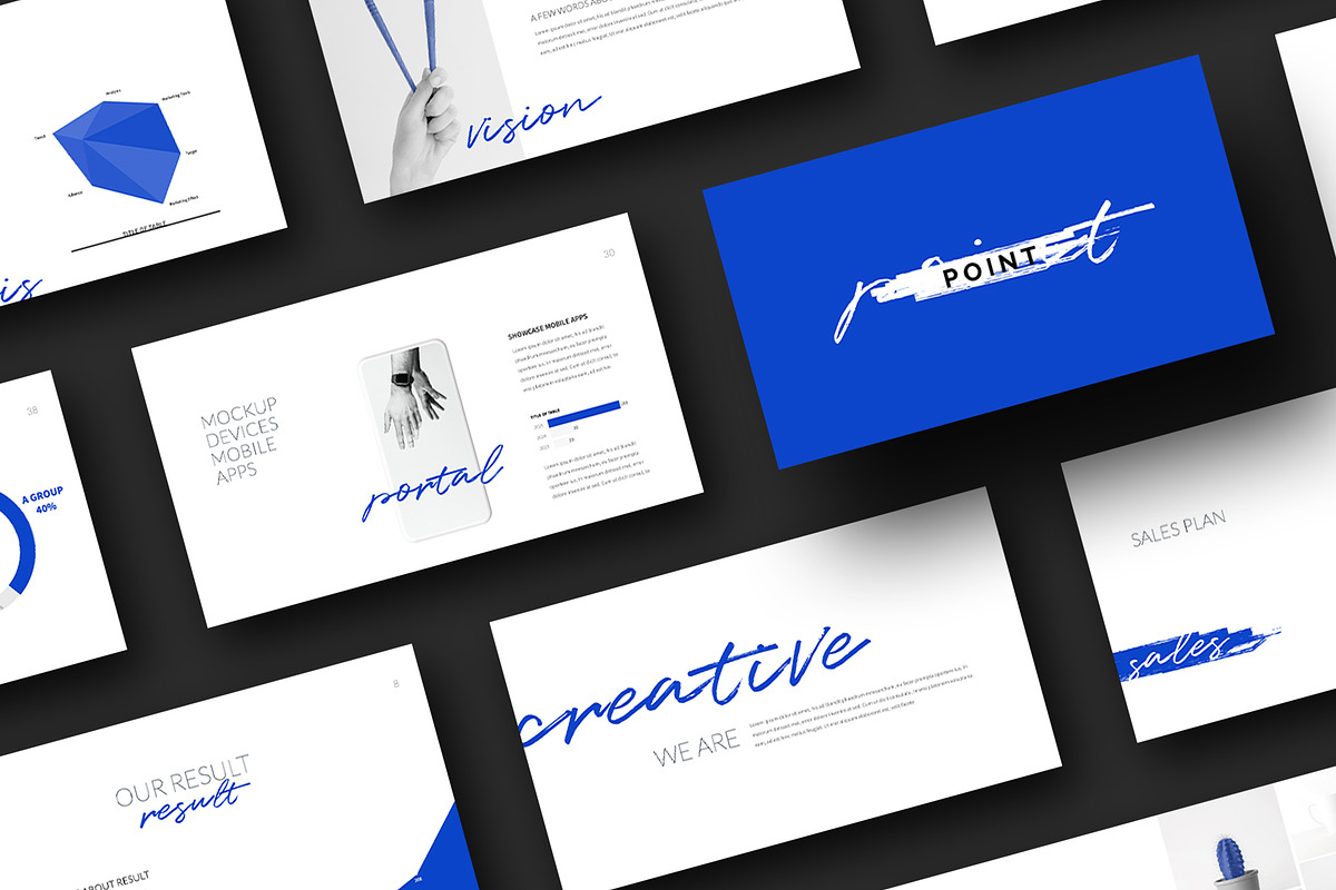 Point PowerPoint Template, a Presentation Template by Simple P. (Photo 1 of 11)