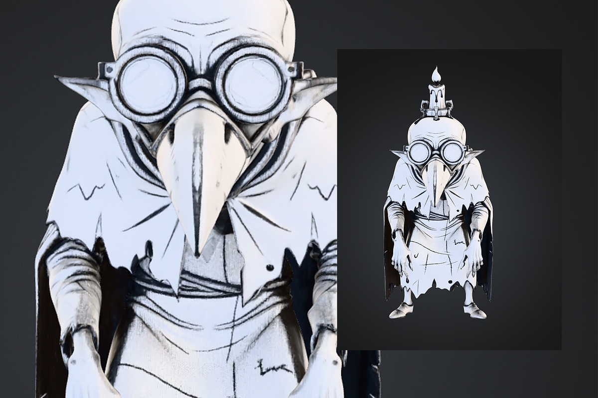 the Sciamatto, a Characters & Person 3D Model by Pitt's Hand (Photo 2 of 4)