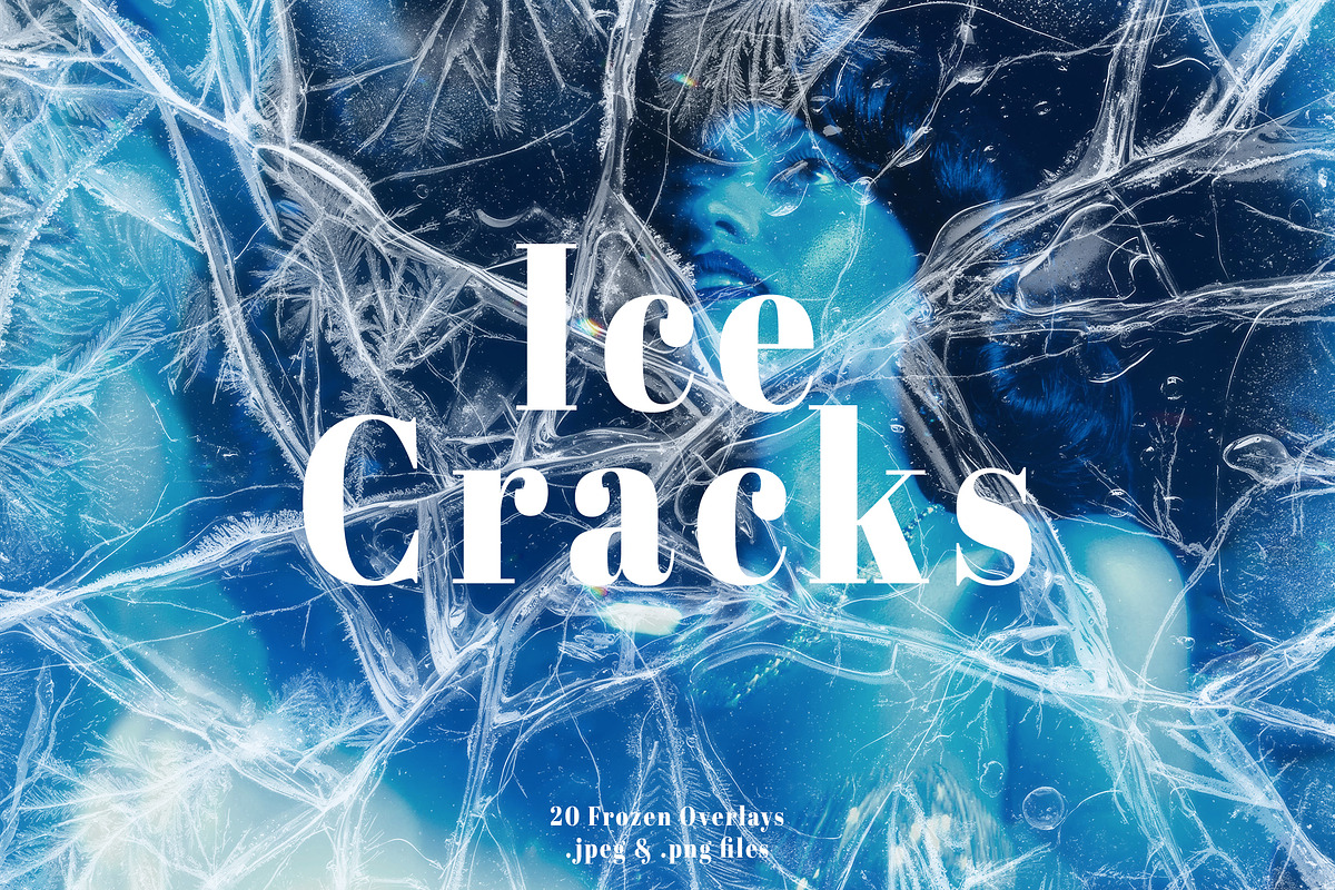 20 Cracked Ice Overlay Frost Texture, a Texture Graphic by smishura (Photo 1 of 4)