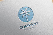 Tropical beach coconut tree logo, a Branding & Logo Template by Medianeka (Thumbnail 3 of 3)