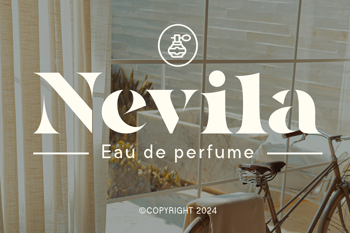 Nolex - Serif Stencil Font Display, a Serif Font by MaikoHatta (Photo 2 of 8)