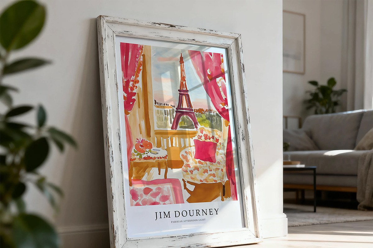 Leaining ISO Frame Poster Mockup PSD, a Product Mockup by DesignRocket (Photo 5 of 10)