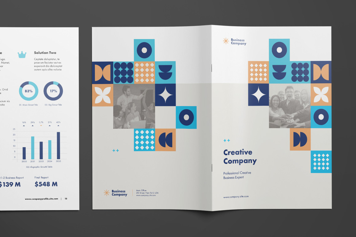 Corporate Business Brochure Template, a Brochure Template by broluthfi (Photo 2 of 9)