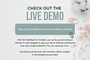 Wedding Website Template for Wix, a Landing Page Template by Parrot Designs (Thumbnail 3 of 4)