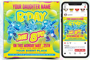 Birthday Flyer Template, a Flyer Template by regalDRAW (Thumbnail 1 of 4)