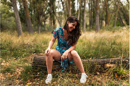 Outdoor portrait of a beautiful, a Person Photo by Manu Reyes