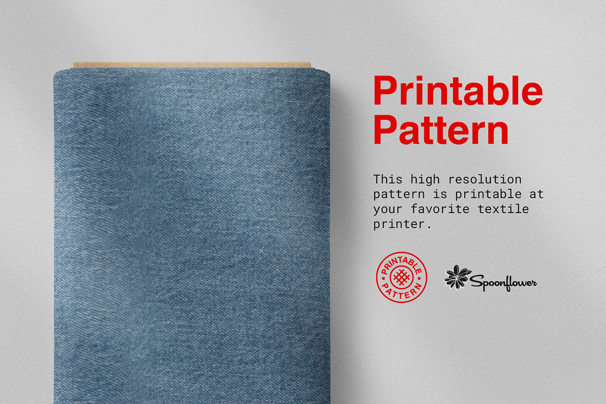 Indigo Denim Texture Pattern, a Pattern Graphic by Swatch Supply (Photo 9 of 9)
