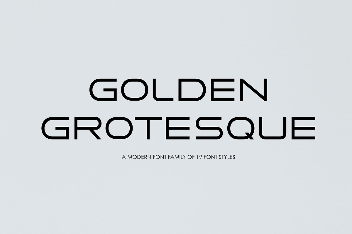 Golden Grotesque-Font Family, a Sans Serif Font by moriztype (Photo 1 of 6)