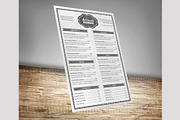 Simple Food Menu, a Flyer Template by Creative  designer (Thumbnail 3 of 4)