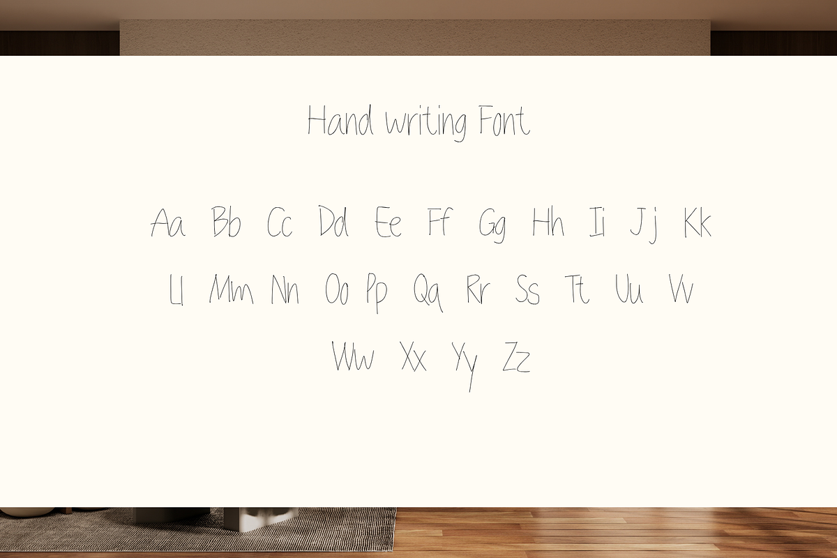 Home - Handwriting Font, a Handwritten Font by paperinsun (Photo 10 of 14)