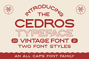Cedros Typeface, a Sans Serif Font by NienowBrand (Thumbnail 1 of 5)