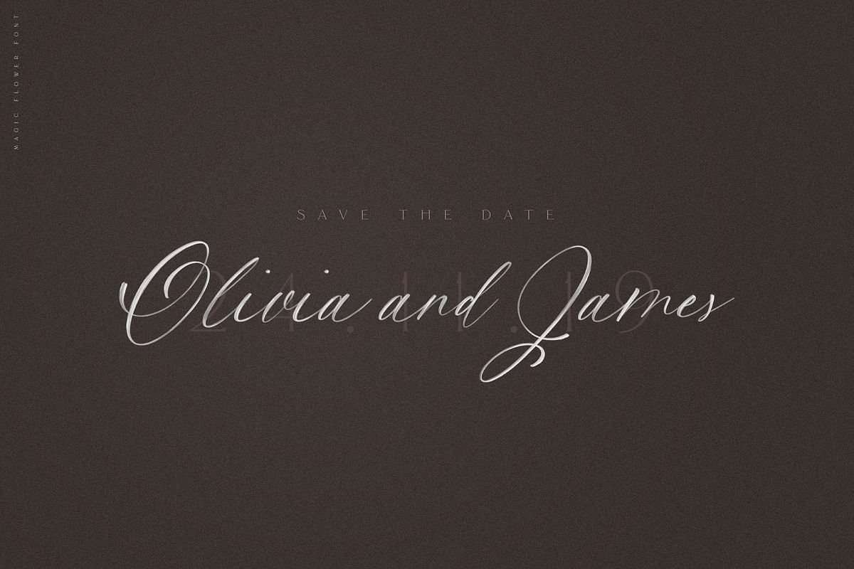 Magic Flower SVG Font preview 6