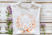 Peach Colored Autumn Clipart, an Illustration by Rose Art (Thumbnail 4 of 8)