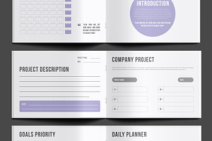 Creative Notebook Planner Landscape