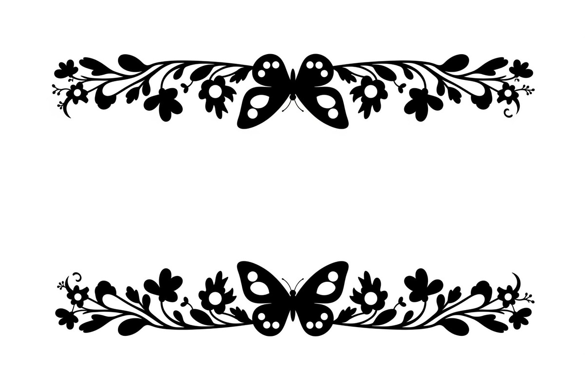Floral Grass Border Silhouette Bundl, an Illustration by Amazin_art (Photo 14 of 51)