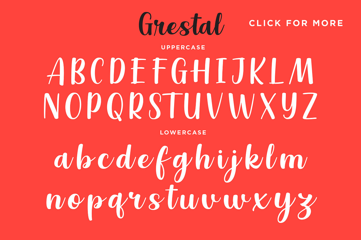 Grestal - Casual Lettering Font preview 7