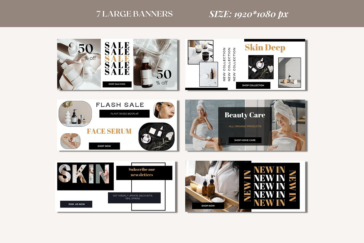 Website Banner Template Canva 2, a Websites & App Template by Deepa Template Studio (Photo 5 of 10)