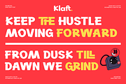 Klaft – Modern Bold Sans Serif Font, a Sans Serif Font by roomspace creative lab (Thumbnail 11 of 14)