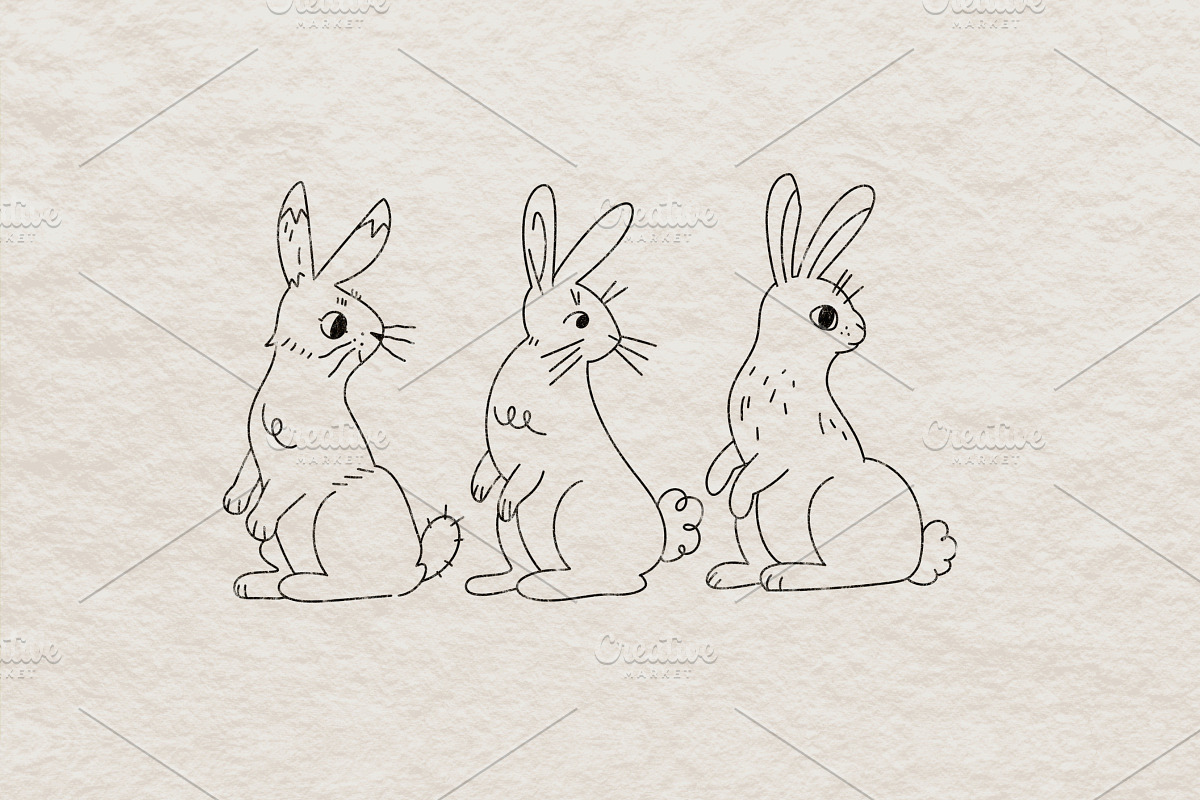 Easter Doodles & Decorative Frames, a Seasonal Illustration by Schumacher Shop (Photo 5 of 11)