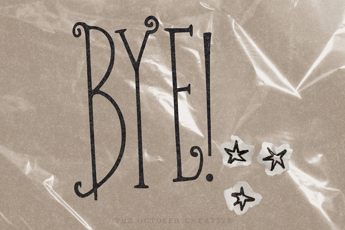 Honey October Sparkle Serif Font, a Serif Font by The October Creative (Photo 8 of 8)