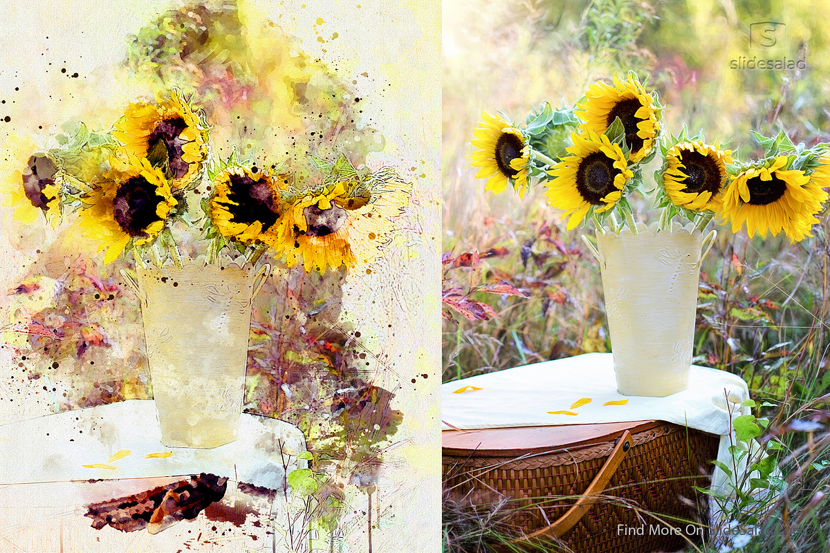 Watercolor Photoshop Mock-ups, an Action Add-On by SlideSalad (Photo 26 of 36)