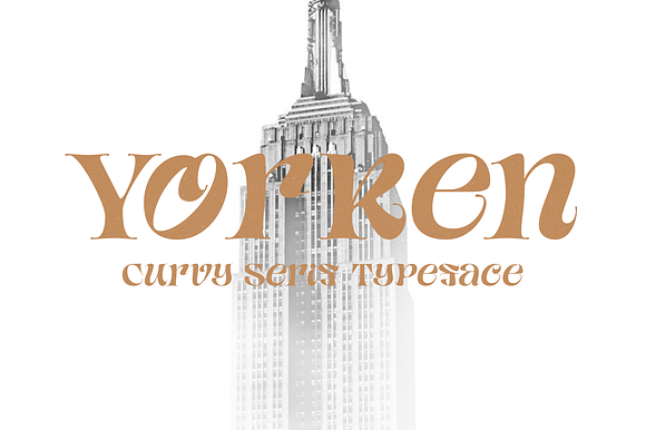 Yorken - Curvy Modern Serif Typeface preview 8