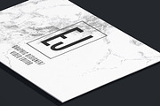 White marble bussiness card template, a Business Card Template by MH Design Template (Thumbnail 8 of 10)