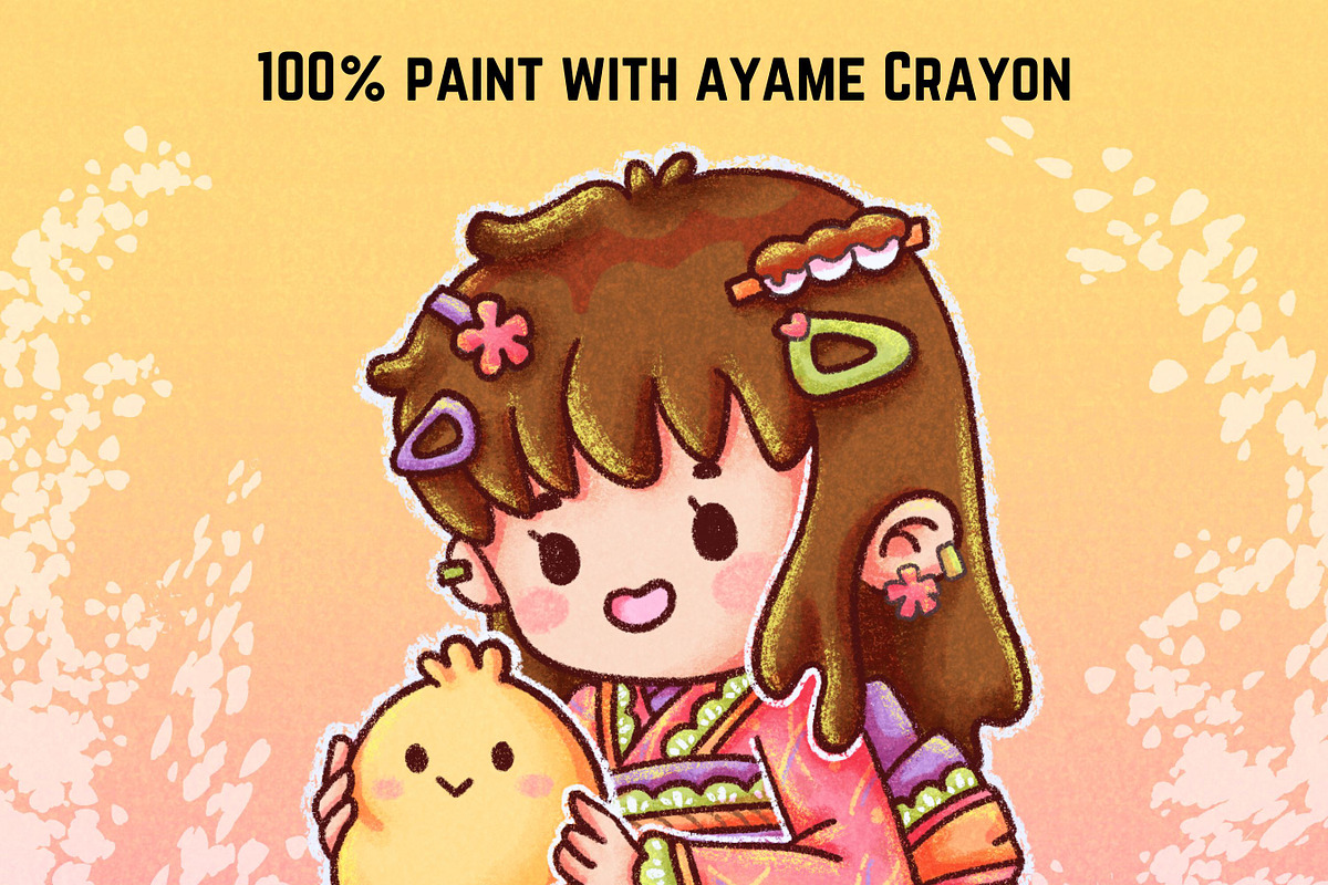 34 Crayon Procreate brushes, a Brush Add-On by ProcreateiBox (Photo 2 of 7)