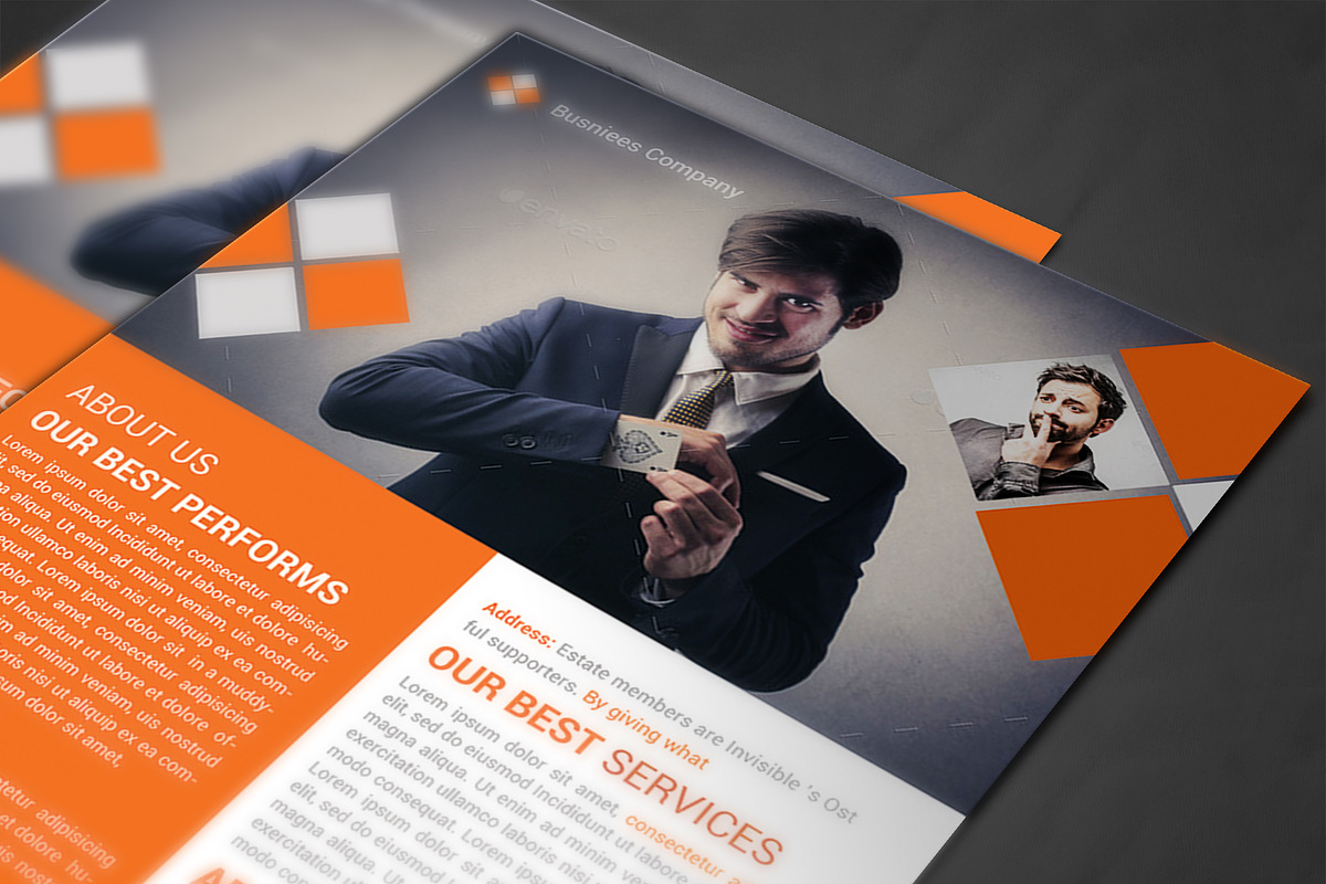 Corporate Flyer Template, a Flyer Template by AfzaalGraphics (Photo 4 of 4)