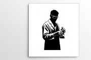 This Scientist Lab Silhouettes, an Illustration by Amazin_art (Thumbnail 31 of 31)