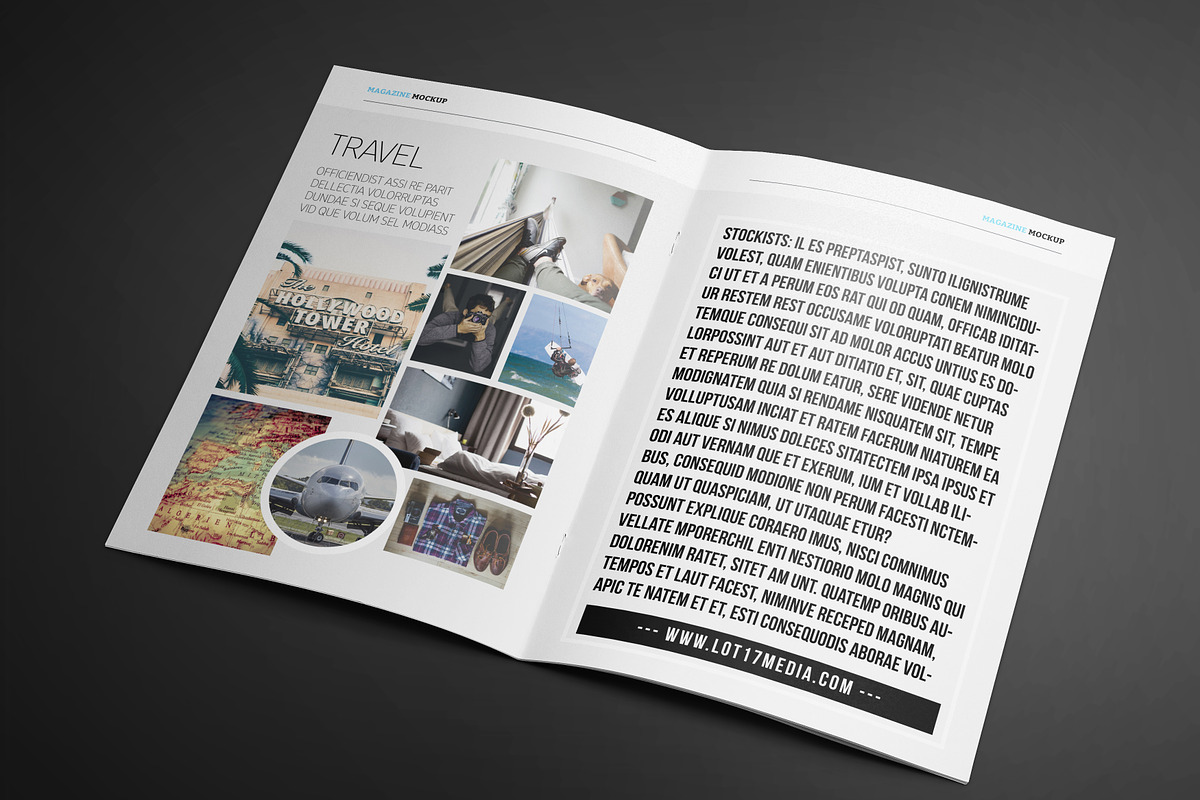Dash Magazine Template #1, a Magazine Template by Lot 17 Media (Photo 4 of 4)