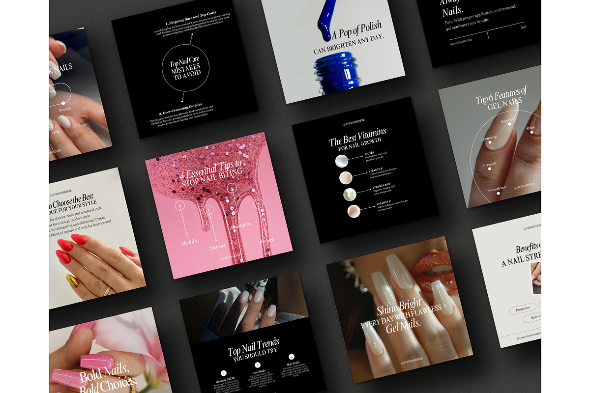 Nail Tech Instagram Template - Canva, a Social Media Template by TheTemplateTopia (Photo 8 of 10)