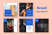 Brand Social Media Kit, a Social Media Template by uispot (Thumbnail 2 of 4)