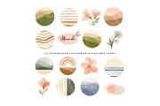 64 Watercolor Instagram Highlight, a Work Illustration by beatriceviyiwi (Thumbnail 4 of 5)