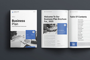 Business Plan Layout Design Template