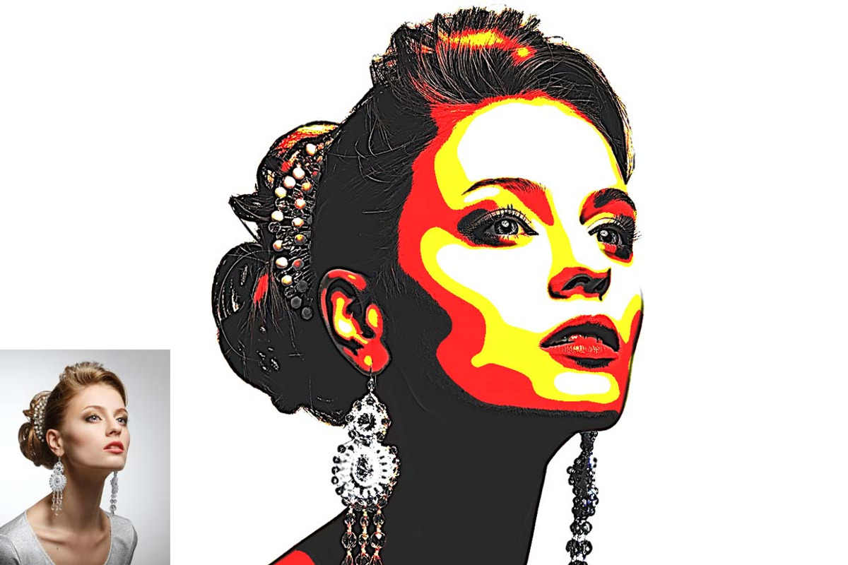 Portrait Cartoon Effect Action, an Action Add-On by MRI STUDIO (Photo 11 of 24)