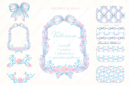 Light Blue and Pink Baby shower, an Illustration by LABFcreations