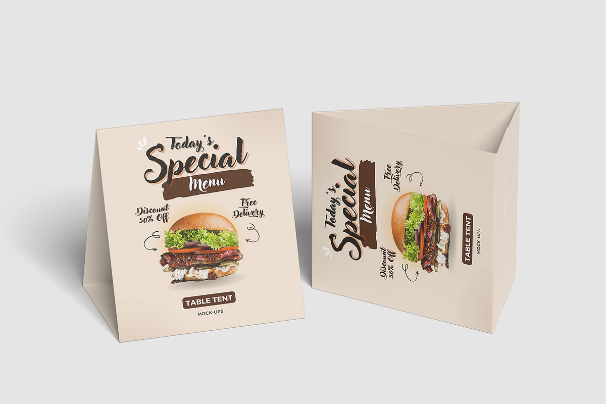 Table Tent Mockups | Table Card, an Advertising Mockup by Compositing Studio (Photo 18 of 20)