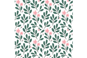 Seamless floral pattern with, an Object Illustration by Stock-Smart-Start
