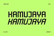 Kamujaya Font, a Sans Serif Font by Sronstudio (Thumbnail 1 of 10)
