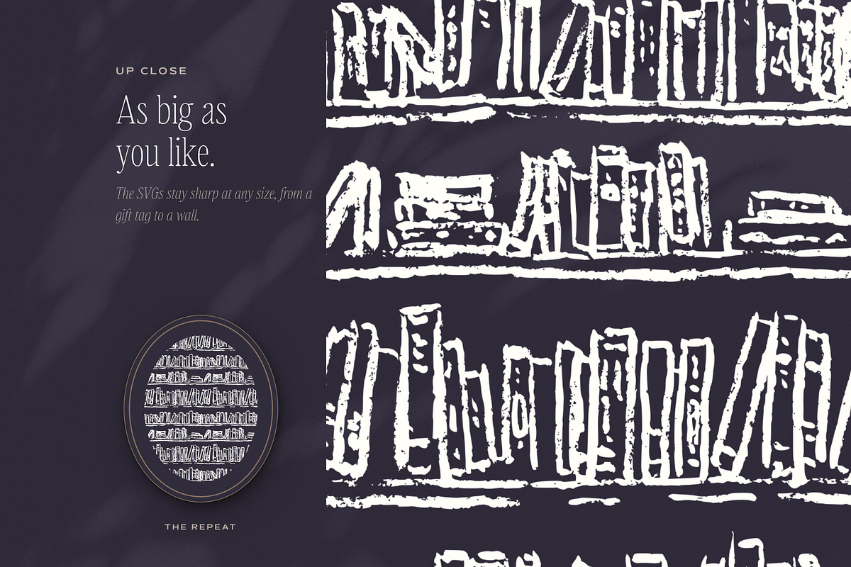 Book & Library Seamless Patterns, a Pattern Graphic by The October Creative (Photo 5 of 12)