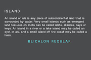 Blicalon - Sans Serif font, a Sans Serif Font by Art pages (Thumbnail 6 of 8)