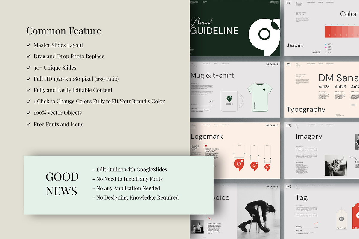 Brand Guidelines Presentation, a Presentation Template by Studio Temply (Photo 4 of 13)
