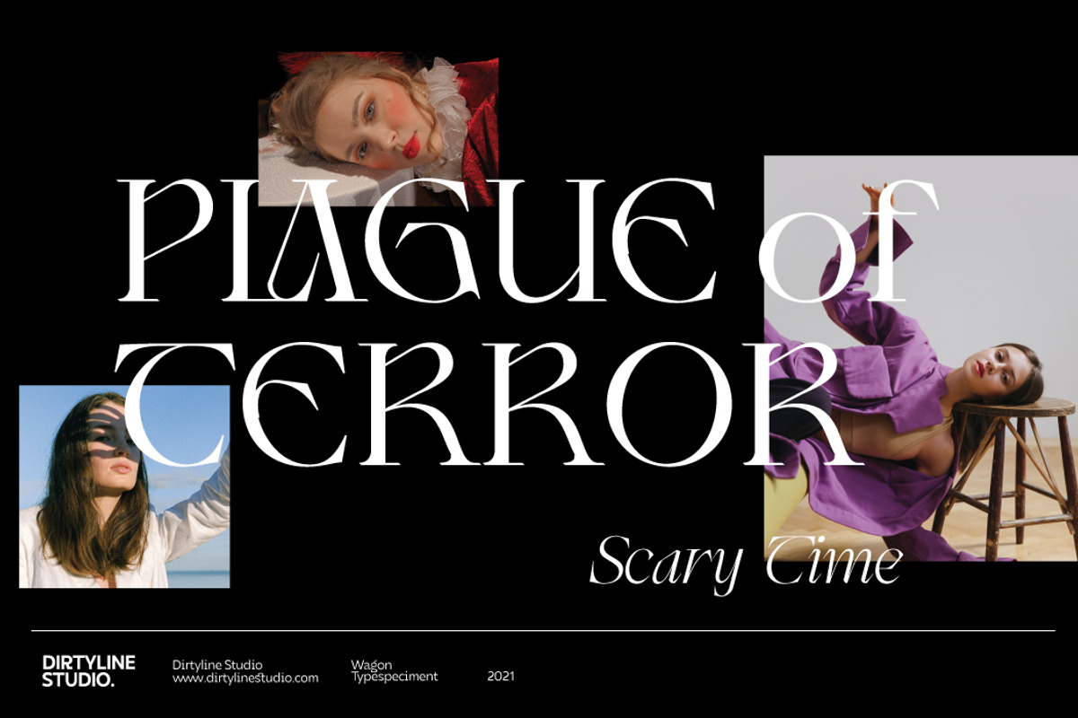 Wagon Display Serif+Italic, a Serif Font by Dirtyline Studio (Photo 14 of 20)