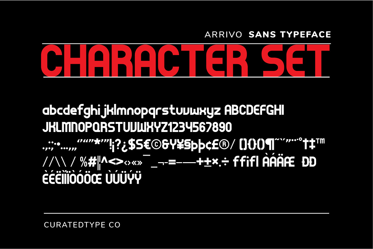 Arrivo Sans - Modern Sans Font, a Sans Serif Font by CuratedType Studio (Photo 5 of 9)