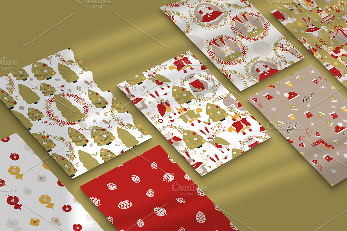 Very merry. Xmas patterns, a Pattern Graphic by Lineli (Photo 5 of 11)